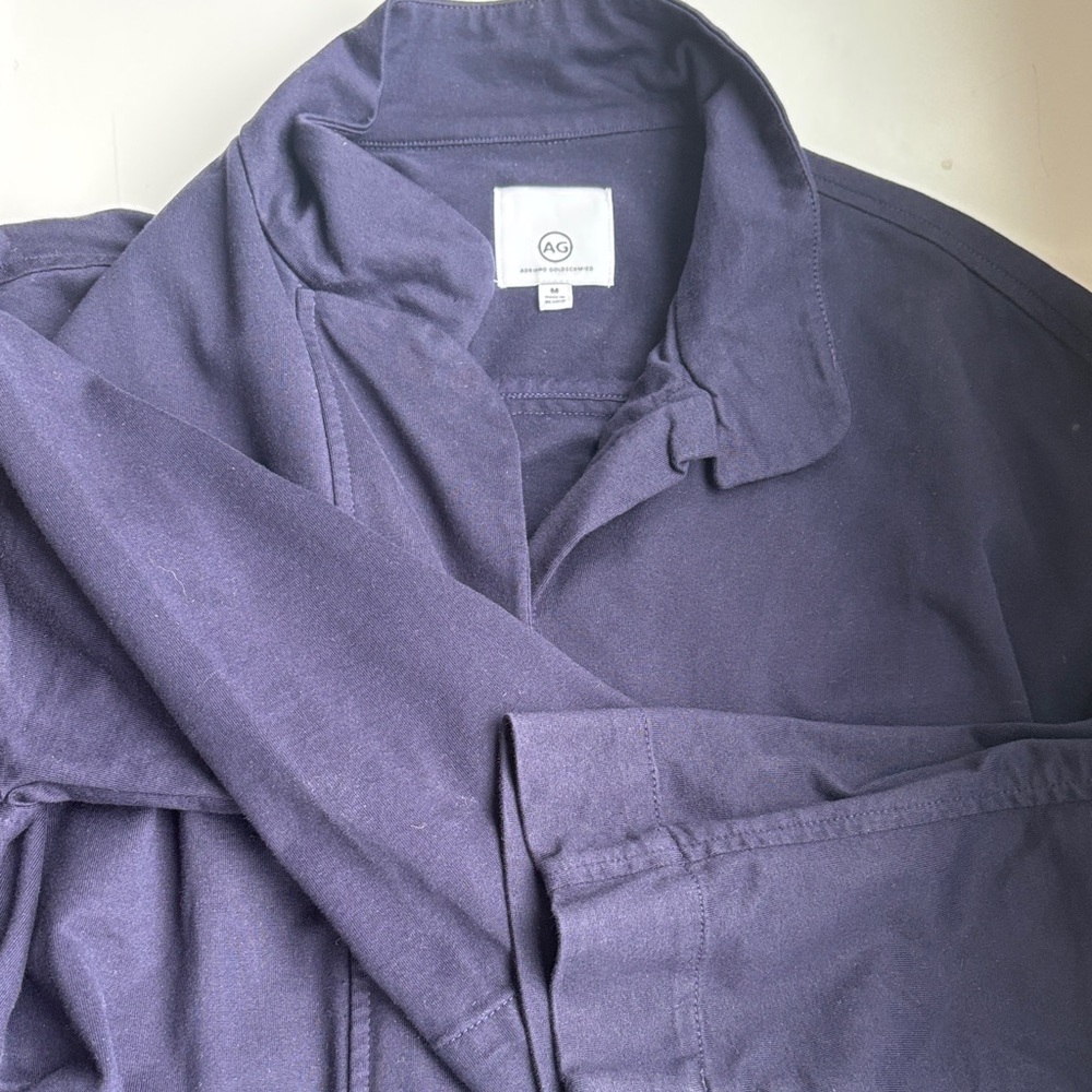 AG Adriano Goldschmied Navy Cotton Jacket